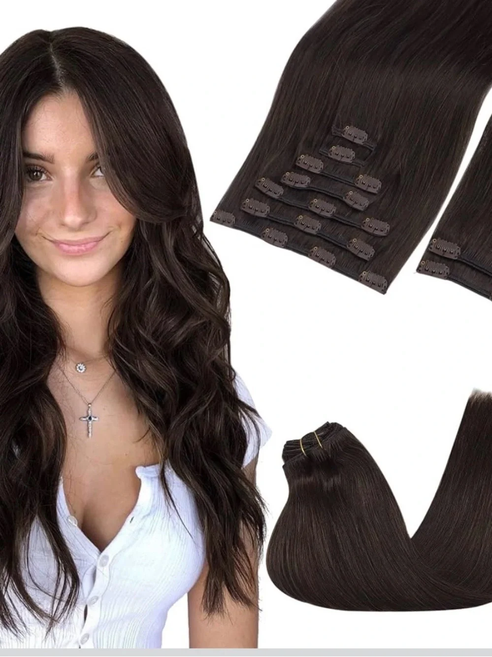 Goo Goo Clip-In Human Hair Extensions
